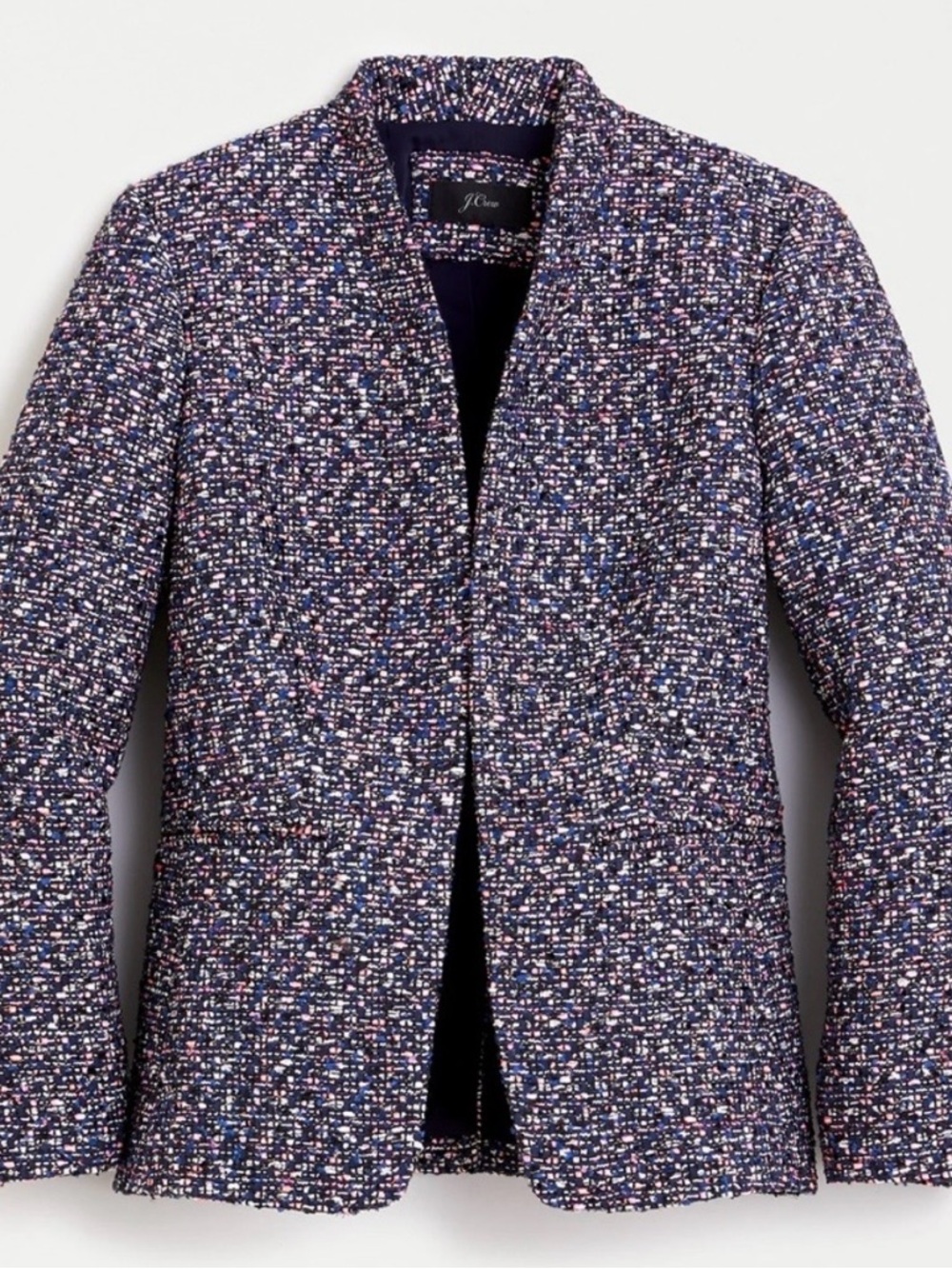 J. Crew NWT Going Out Blazer in Pink Confetti Tweed